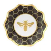 Honeybee Wavy Paper Dessert Bowls