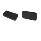 2 Pieces Health Beauty Salon Face Massage Pillow Pad for SPA Table Bed Black