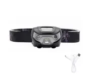 Usb Rechargeable Headlamp Flashlight - Bright Led Head Lamp For Running, Camping & Work