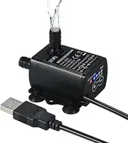 ZIEM Ultra-Quiet Mini USB DC5V 4.8W 300L/H Lift 300cm Brushless Water Pump Waterproof Submersible Fountain with Flow Adjustment Function