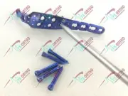 Locking Olecranon Plate (5,7,9,10H) L & R & 3.5mm Screws 90 Pcs Titanium G5