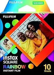 instax™ Square Film, Rainbow, 1x10