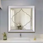 60/80cm Large Decorative Wall Mirror Gold Edge Accent Mirror Living Room Hallway