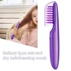 Vibrating Comb Negativeion Preventing Tugging Wet Dry Tame the Mane Electric