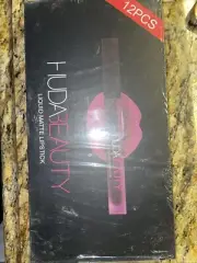 Huda Beauty liquid matte lipstick set 12 Pc New long lasting comfortable makeup