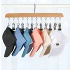 Wooden Hanger Rack Laundry Sock Underwear Clothes Drying Rack Pegs Hanger