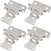 4pcs Self-Closing Cabinet Hinges Durable Cupboard Door Hinges for Kitchen High Hardness with Unique Spring Design for Secure Closing