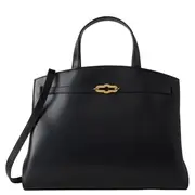 [Mulberry] Pimlico Tote Black High Gloss Leather