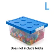 Kids Building Block Storage Box Toys Organizer Stackable Block Case Container Bo