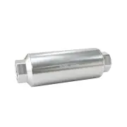 Aeroflow 10 Micron Pro Filter With -12AN ORB Ports Silver Finish AF66-2044S-10