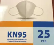 High Quality KN95 Facemask 25 pcs Virus Fire Germ Pollution Allergy Protection