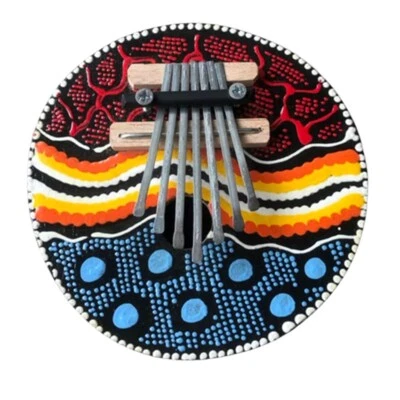 Kalimba Karimba Mbira Thumb Piano Musical African Coconut Wood Sansa Ethnic Indo