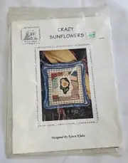 Crazy Sunflowers Q-1100 Pattern Includes Applique