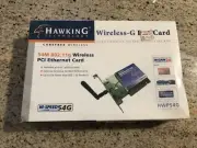 Sealed New Boxed HawkinG Technology G Wireless G-PCI Ethernet Card HWP54G