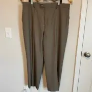 NEW Croft&Barrow Classic Performance Wool Pant khaki mens size 40x29