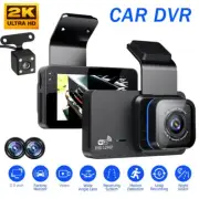 Dash Cam 2K WIFI Car Dual Lens Front/Rear/Inside Video Recorder Camera G-sensor