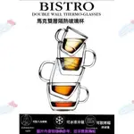 【SMILEJOYA】丹麥BODUM馬克雙層隔熱杯 BISTRO啤酒果汁杯 經典手工製雙層隔熱玻璃杯 咖啡杯 官方正品