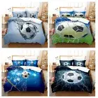 FOOTBALL DOONA COVER SET SINGLE DOUBLE QUEEN KING