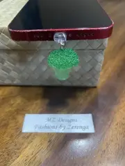 iPhone Dust Plug Charm Broccoli