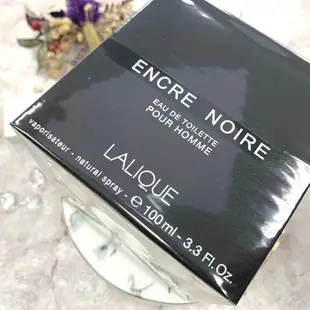波妮香水♥ Lalique Encre Noire 萊儷 黑澤 男性淡香水 100ml