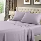 Extra Deep Pocket Solid Sheet Set 100% Cotton 600 TC fit up to 22 Inche Mattress