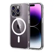 Everlab Magsafe Magnetic Clear Case Transparent Shockproof Cover For iPhone 16 15 14 13 12 11 Pro XS Max 8 Plus