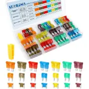 182Pcs Blade Fuse Assortment Auto Car Motorcycle SUV Standard Mini Micro Profile