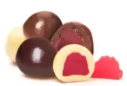 Chocolate Coated Raspberries Milk, White & Dark 350g