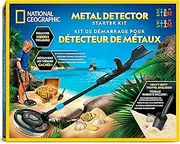 National Geographic Starter Metal Detector Kit for Kids - Metal Detector with 18.8 cm Waterproof Coil & Trowel, Gold Detector, Beach Metal Detector