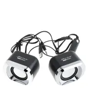 NNEOBA Portable Bass Computer Speakers with Subwoofer (Black)