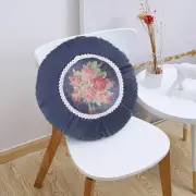 Blossom Rose Cushion Insert Round Cover Polyester Throw Pillow Sofa Decoration