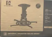 Dynavista Full Motion Universal Ceiling Projector Mount Bracket