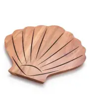 NEW!! The Cellar Coastal Shell 13" Acacia wood Cheeseboard