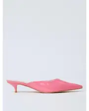 Twinset Actitude Kitten Heel Mules Women Pink Other