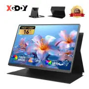 Portable Monitor 16 Inch 1200P HD IPS Travel Monitor Dual Speaker for Laptop&Mac