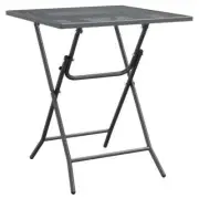 Outdoor Square Table Garden Patio Indoor Bistro Side Coffee Dining Metal 60cm