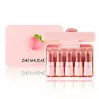 5 Colors Nude Matte Lipstick Set,Smooth Velvety Lip Stick Set Long Lasting Lip S