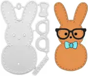 Easter Rabbit Metal Cutting Dies, Cutting Dies for Card Making Supplies, Easter