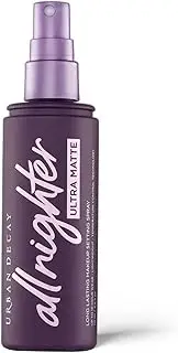 Urban Decay All Nighter Makeup Setting Spray with Matte Finish, Long-Lasting Fixing Spray for Face, Up to 16 Hour Wear, Vegan Formula, 118 ml