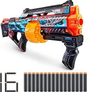 XShot X-Shot Skins Last Stand - Apocalypse 16 Darts by ZURU, Frustration Free Packaging, Slam Fire, Auto Rotating Barrel, Toy Foam Dart Blaster for Kids, Teens, Adults