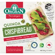 Orgran Gluten Free Crispbread Quinoa 125g