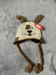 Dog Hat With Tassels Winter Xmas