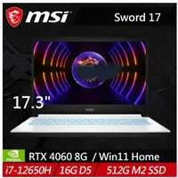 在飛比找蝦皮購物優惠-全省大豆可分期現金折扣 MSI Sword 17 A12VF