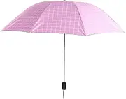 [Haofy] Triple Folded 8-ribble Rain-sun-rain Screen with Double Usage, Windproof, Foldable, Portable, Portable, with a Caroma Pattern, for Outdoor Trips, with a Slab for Men