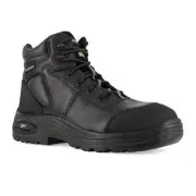Reebok Womens Work Boot 6 Inch Black Composite Toe Waterproof Slip Resistant