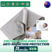 Military Faraday Fabric EMI RFID EMF Signal Shielding Radiation Protective Cloth
