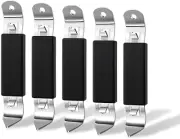 5 Pack Magnetic Bottle Openers Stainless Steel Flat Bottle Opener, Solid and Bee