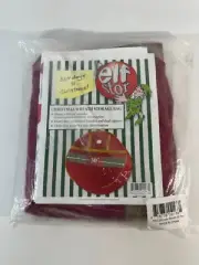 Elf Stor Ultimate Christmas Wreath Storage Bag – 30” x 7” Red, Burgundy Color