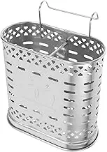 Stainless Steel Chopstick Holder Modern Cutlery Drainer for Kitchen Counter Portable Utensils Rack Easy to Clean and Maintain Sleek Design for Organizing Chopsticks and Forks