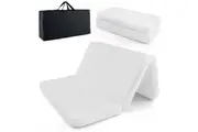 Costway Portacot Mattress Portable Travel Foam Cot Mattress w/Carring Bag Foldable